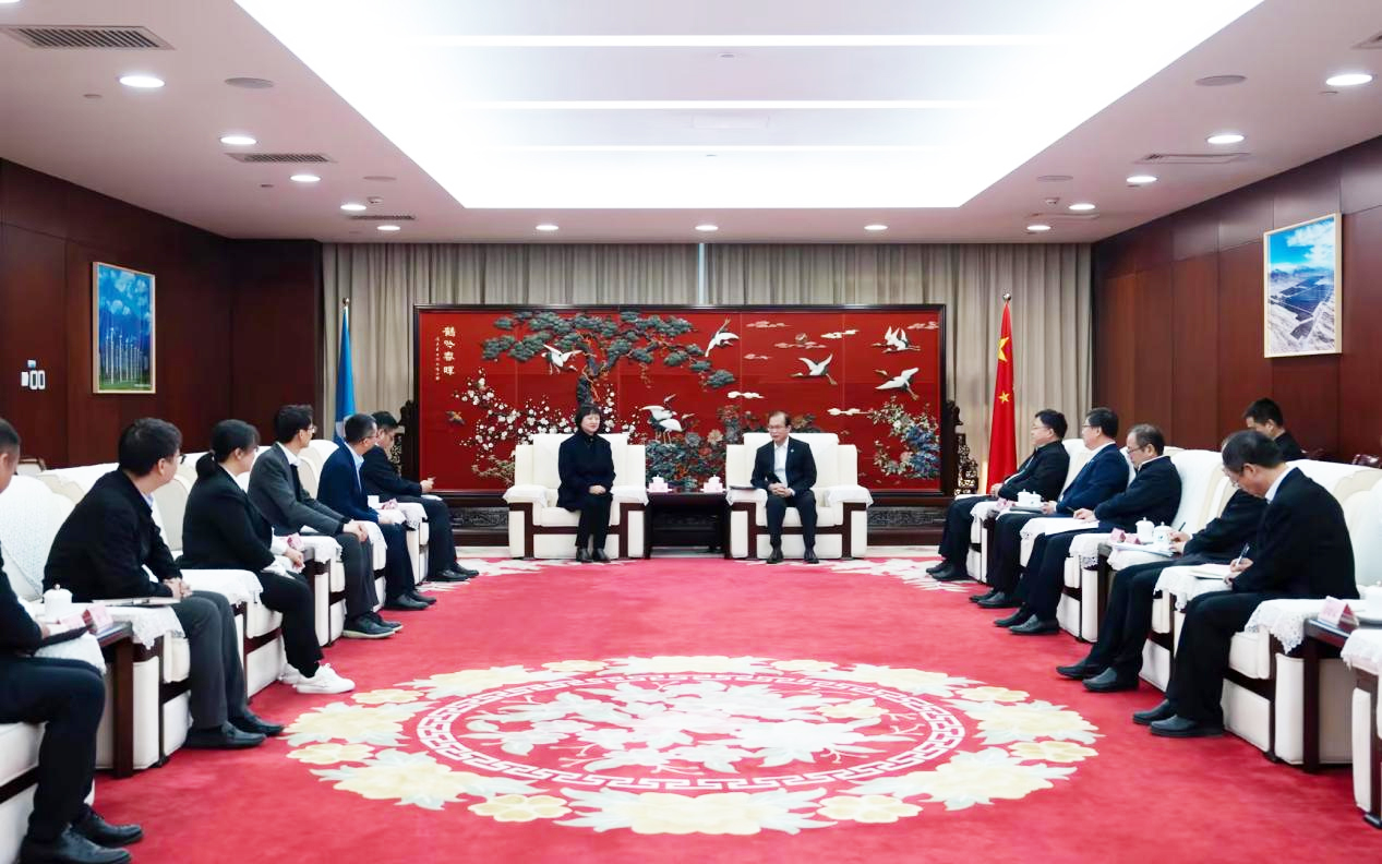 3044am永利集团股份董事长高玲造访中国华电董事长江毅